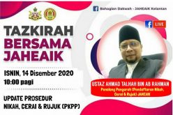 Topik : Update Prosedur              Nikah, Cerai & Rujuk (PKPP)