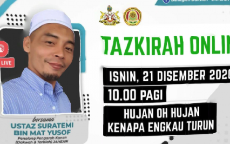 Tajuk : Hujan Oh Hujan Kenapa Engkau Turun