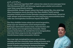 Selamat Hari Raya Aidilfitri 1446H/2025M