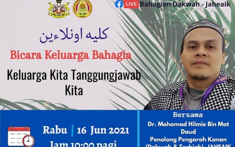 PENGAJIAN KITAB (Tajuk : KELUARGA KITA TANGGUNGJAWAB KITA)