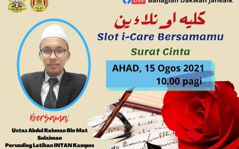 SLOT i-CARE BERSAMAMU (Tajuk : Surat Cinta)